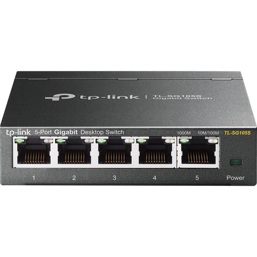 Thumbnail 2 of 9 for TP-Link TL-SG105S - 5 Port Gigabit Ethernet Switch