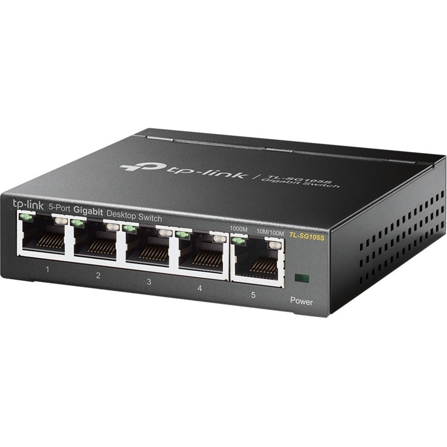 Thumbnail 3 of 9 for TP-Link TL-SG105S - 5 Port Gigabit Ethernet Switch