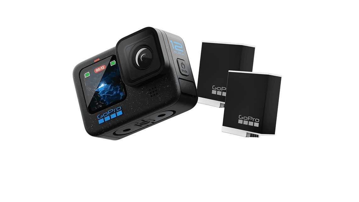 GoPro HERO12 Camera + Accessories Bundle - Black