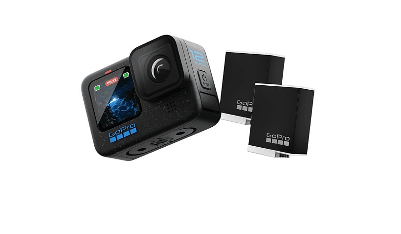 GoPro HERO12 Camera + Accessories Bundle - Black