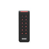 HID Signo 20K Card Reader - Black Bezel with Silver Trim Baseplate