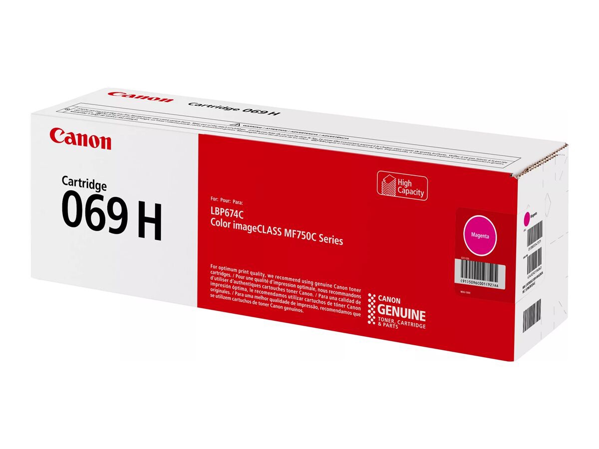 Canon 069H - haute capacité - magenta - original - cartouche de toner