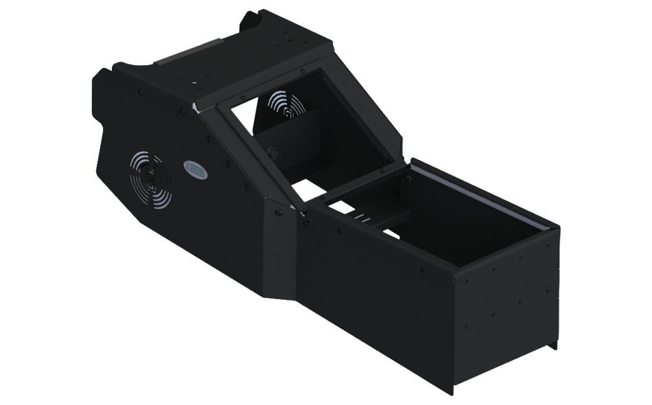 Gamber-Johnson Short Standard Console Box for 2021+ Durango Pursuit Vehicle