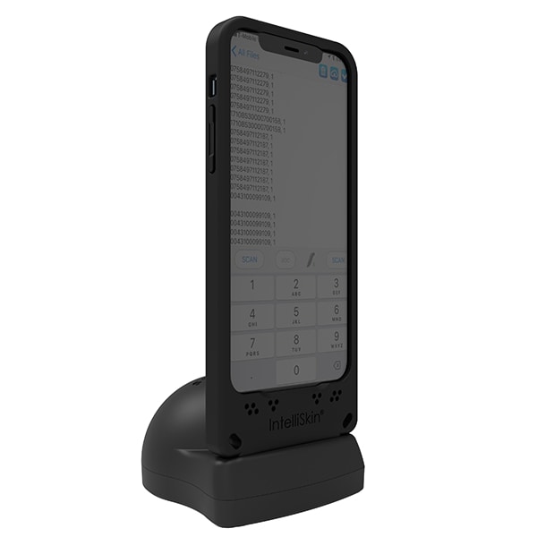 Socket Mobile DuraSled DS860 Barcode Sled Scanner with Single Charging Dock for iPhone 12/12 Pro/13/13 Pro/14/14 Pro