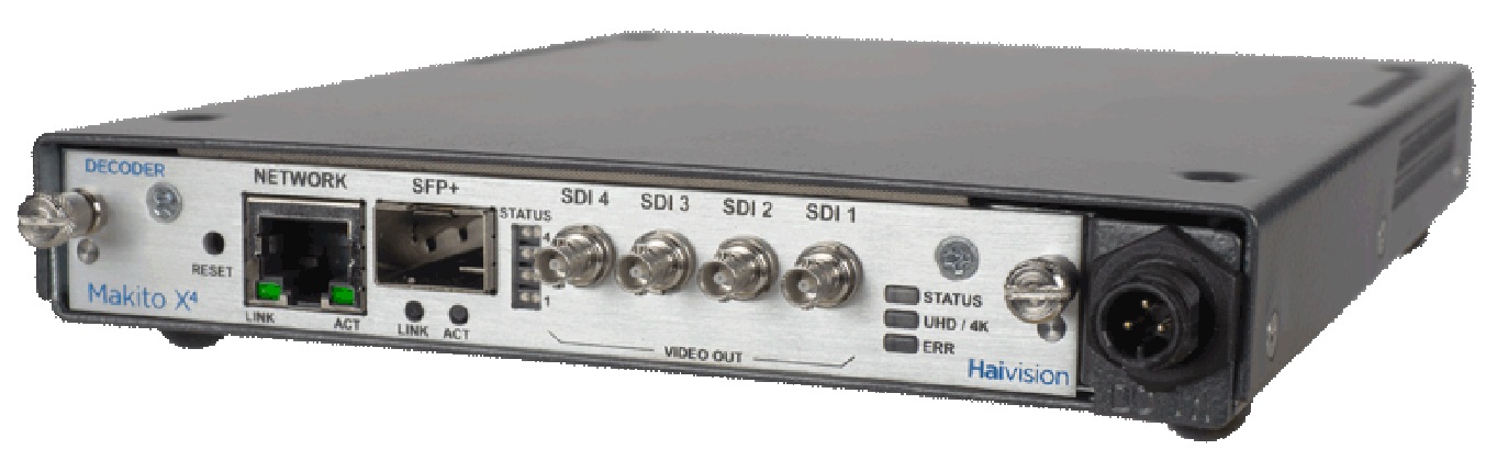 Haivision Makito X4 SDI Video Decoder Blade