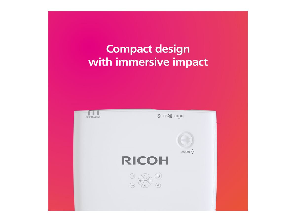 Thumbnail 3 of 8 for Ricoh PJ WUL5A50 - 3LCD projector - portable