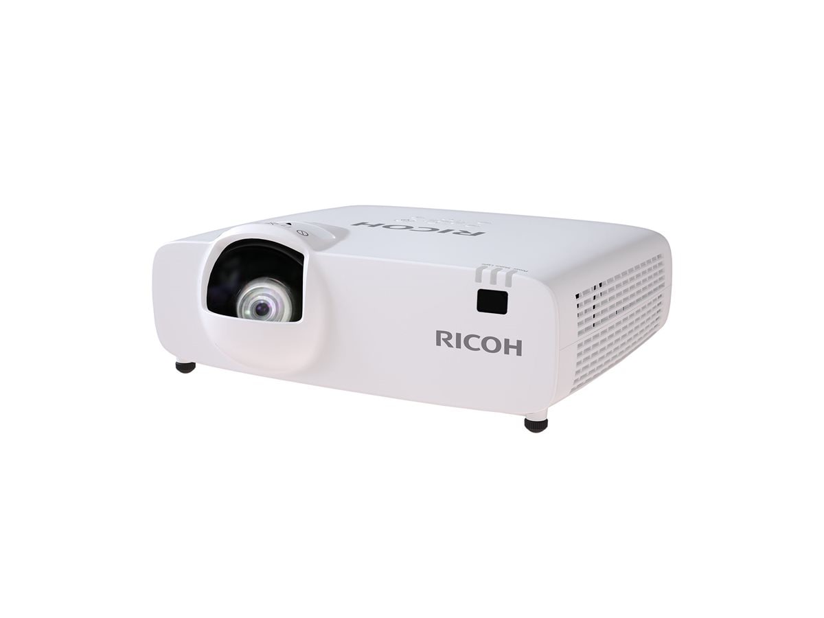 Ricoh PJ WUL5A40ST - 3LCD projector - short-throw zoom - LAN