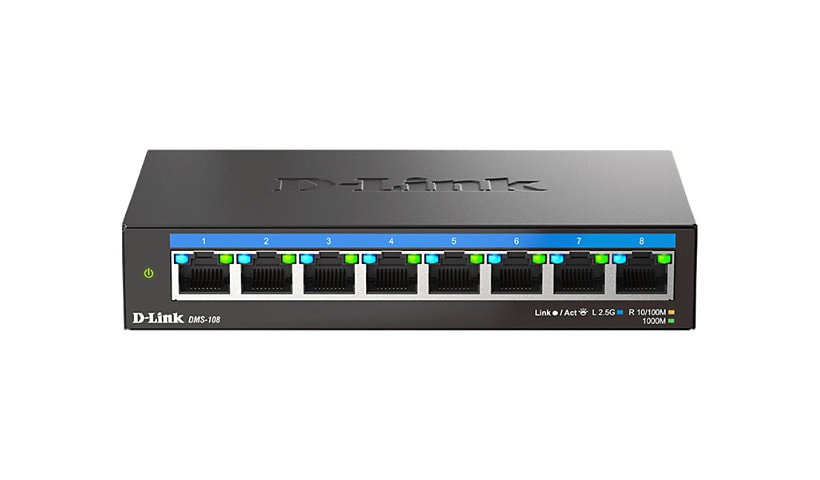 D-Link DMS 108 - switch - 8 ports - unmanaged