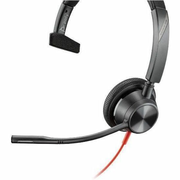 Thumbnail 3 of 5 for WVU Recommended Poly Blackwire 3310 Monaural USB-C Headset