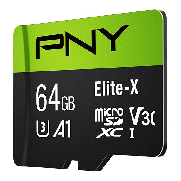 PNY Elite-X 64GB Class 10 microSDXC Flash Memory Card