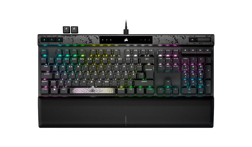 CORSAIR K70 MAX RGB - keyboard - QWERTY - US - steel gray Input Device