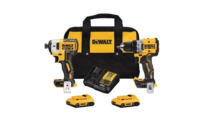 DEWALT 20V MAX XR Brushless Cordless Screw Driver Tool Kit with Two 2.0Ah Batteries 2 Piece DCK248D2 Tools CDW