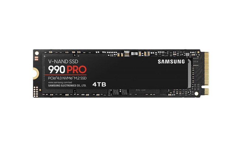 Samsung 990 PRO MZ-V9P4T0B - SSD - 4 TB - PCIe 4.0 x4 (NVMe) - MZ