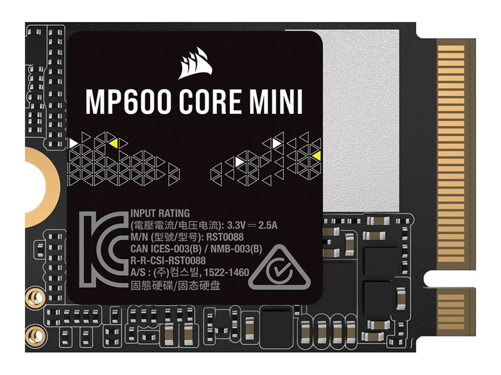 CORSAIR MP600 CORE MINI - SSD - 2 To - PCIe 4.0 x4 (NVMe)