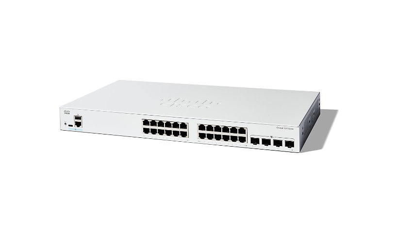 Cisco Catalyst 1200-24T-4X - switch - 24 ports - smart - rack-mountable