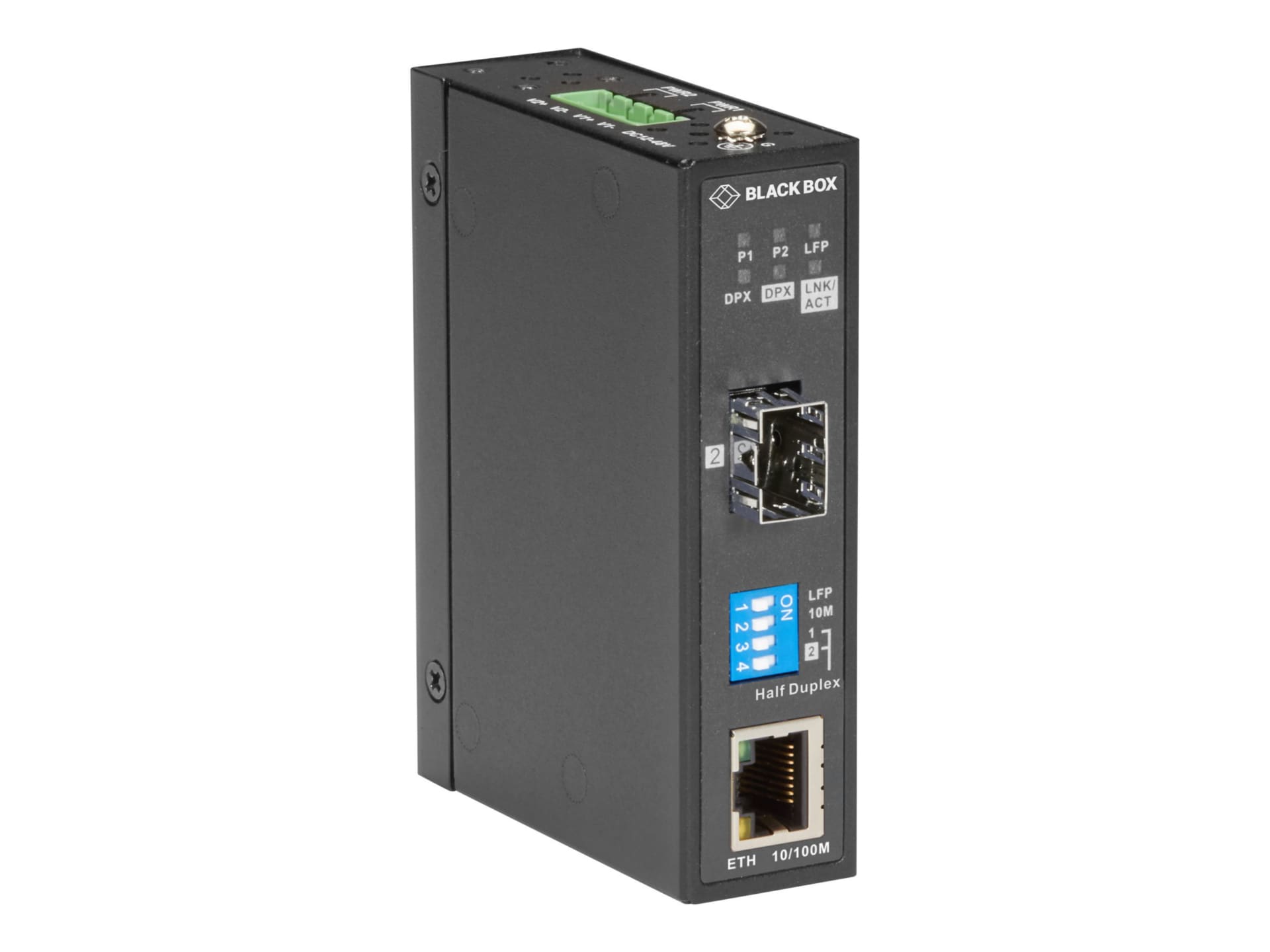 Black Box LMC280 Series LMC280A - fiber media converter - 10Mb LAN, 100Mb L