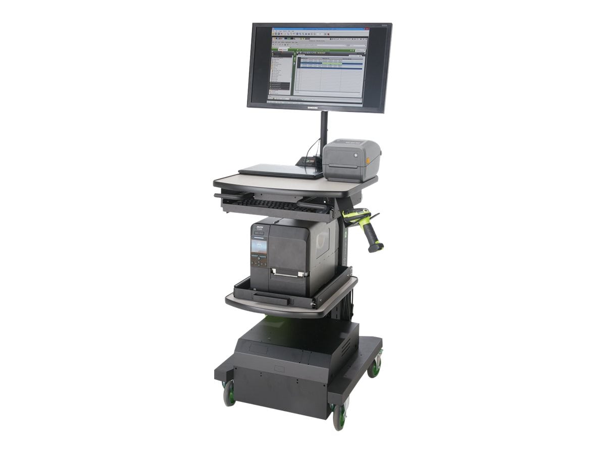 Newcastle Systems NB430 Mobile Powered Workstation cart - for LCD display /