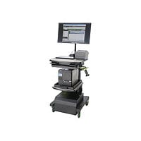Newcastle Systems NB430 Mobile Powered Workstation - cart - for LCD display