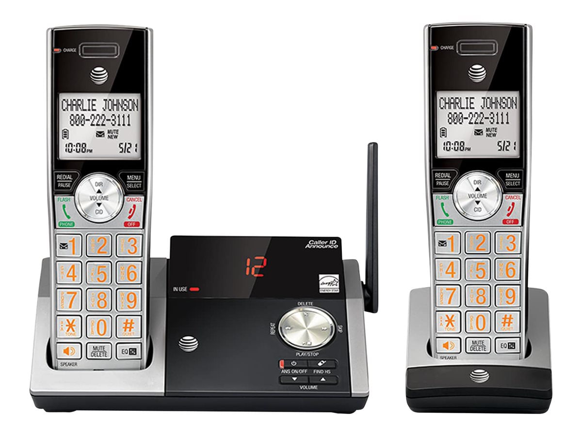 AT&T CL82215 - cordless phone - answering system with caller ID/call waiting + additional handset