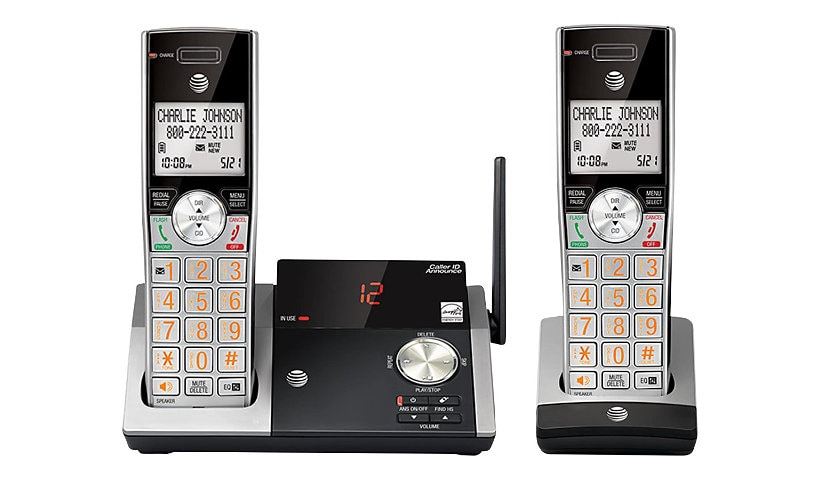 AT&T CL82215 - cordless phone - answering system with caller ID/call waiting + additional handset
