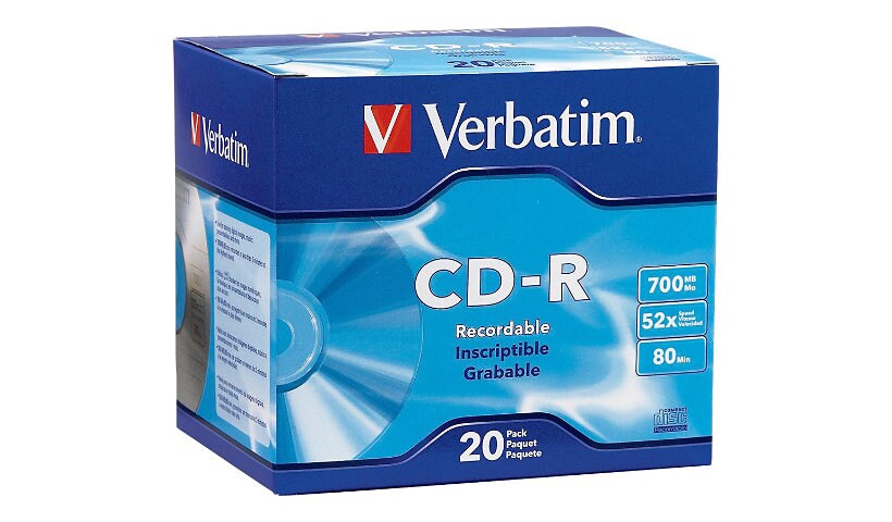 Verbatim - CD-R x 20 - 700 MB - storage media