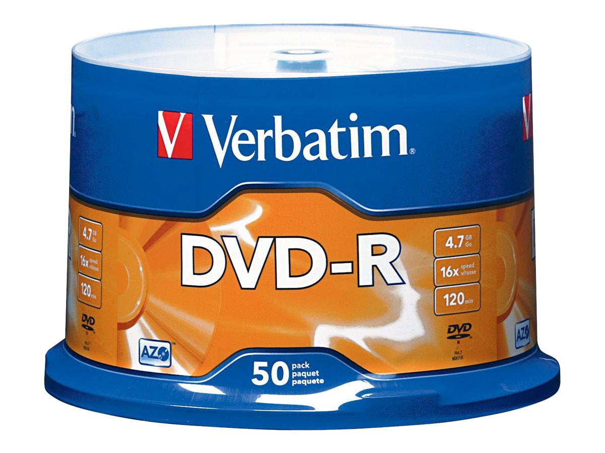 Verbatim - DVD-R x 50 - 4.7 GB - storage media