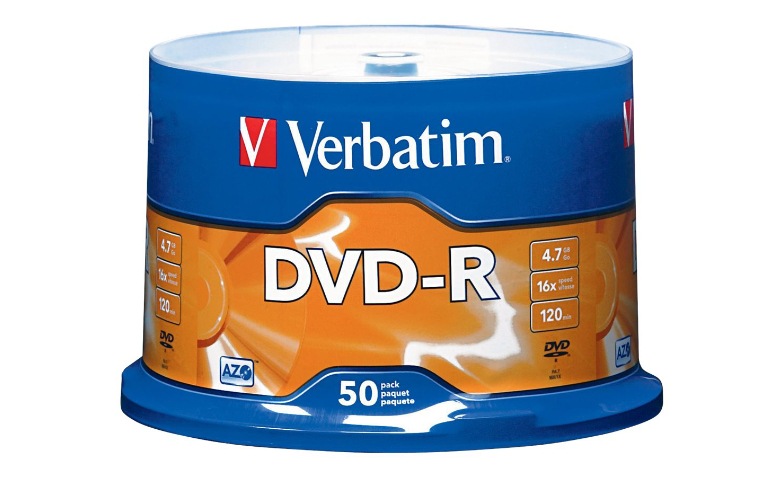 Verbatim - DVD-R x 50 - 4.7 GB - storage media - 95101 - DVD & Blu