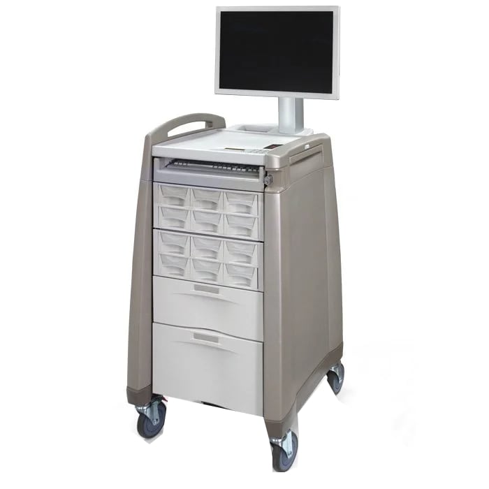 Capsa Healthcare Avalo ACSi Medication Cart with Automatic Re-Locking Syste