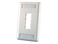 Ortronics TracJack faceplate