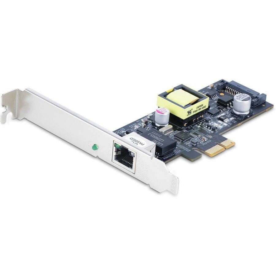 StarTech.com 1-Port 2.5Gbps PCI Express PoE Network Card, Intel I225-V, PCIe 802.3af/at PoE+ Multi-Gigabit NIC, SATA