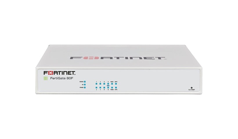 Fortinet FortiWiFi 81F-2R - security appliance - Wi-Fi 6, Bluetooth - with 1 year FortiCare Premium Support + 1 year