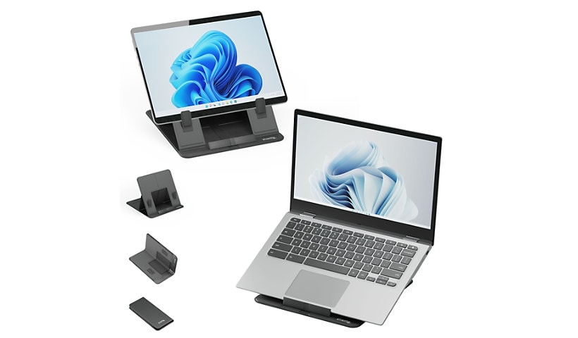 Plugable Drawing Tablet Stand, Portable Foldable Laptop Stand, 4 Adjustable Angles, for Laptop and Tablets Up to 16"