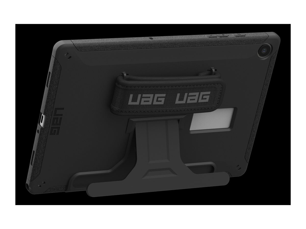 Thumbnail 6 of 16 for UAG Case for Samsung Galaxy Tab A9+ (11") with Kickstand and Handstrap - Black
