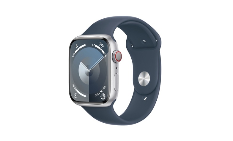 Apple Watch Series 9 (GPS + Cellular) - 45mm Silver Aluminum  