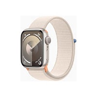 Apple Watch Series 9 (GPS) - 41mm Starlight Aluminum Case with Starlight Sport Loop - 64 GB