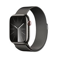 Apple Watch Series 9 (GPS + Cellular) - 45mm Graphite Stainless Steel Case with Graphite Milanese Loop - 64 GB