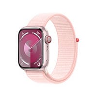 Apple Watch Series 9 (GPS+Cell) 41mm Pink Aluminum Case w Sport Loop