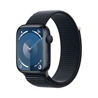 Apple Watch Series 9 (GPS) - 45mm Midnight Aluminum Case with Midnight Sport Loop - 64 GB