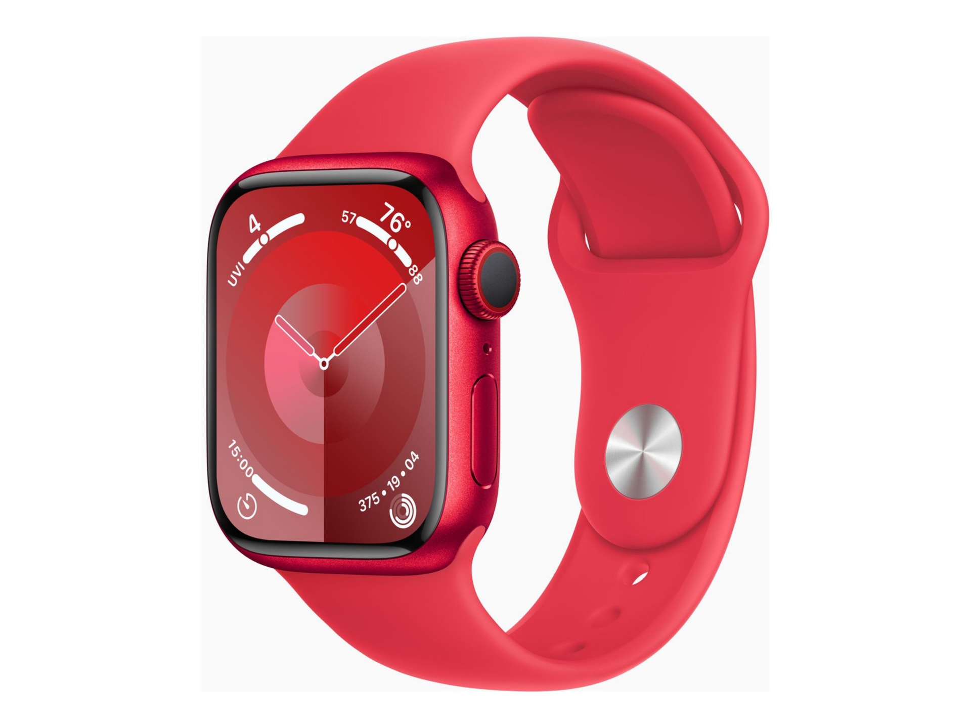 Apple Watch Series 9 (GPS + Cellular) - 41mm (PRODUCT)RED Aluminum Case with M/L (PRODUCT)RED Sport Band - 64 GB