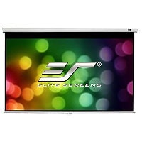 Elite Screens Manual B Series 80" Manual Pull-Down Projection Screen - Whit