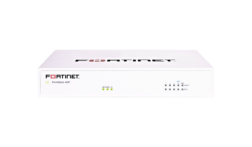 Fortinet FortiWiFi 40F - security appliance - Wi-Fi 5 - with 3 years FortiCare Premium Support + 3 years FortiGuard