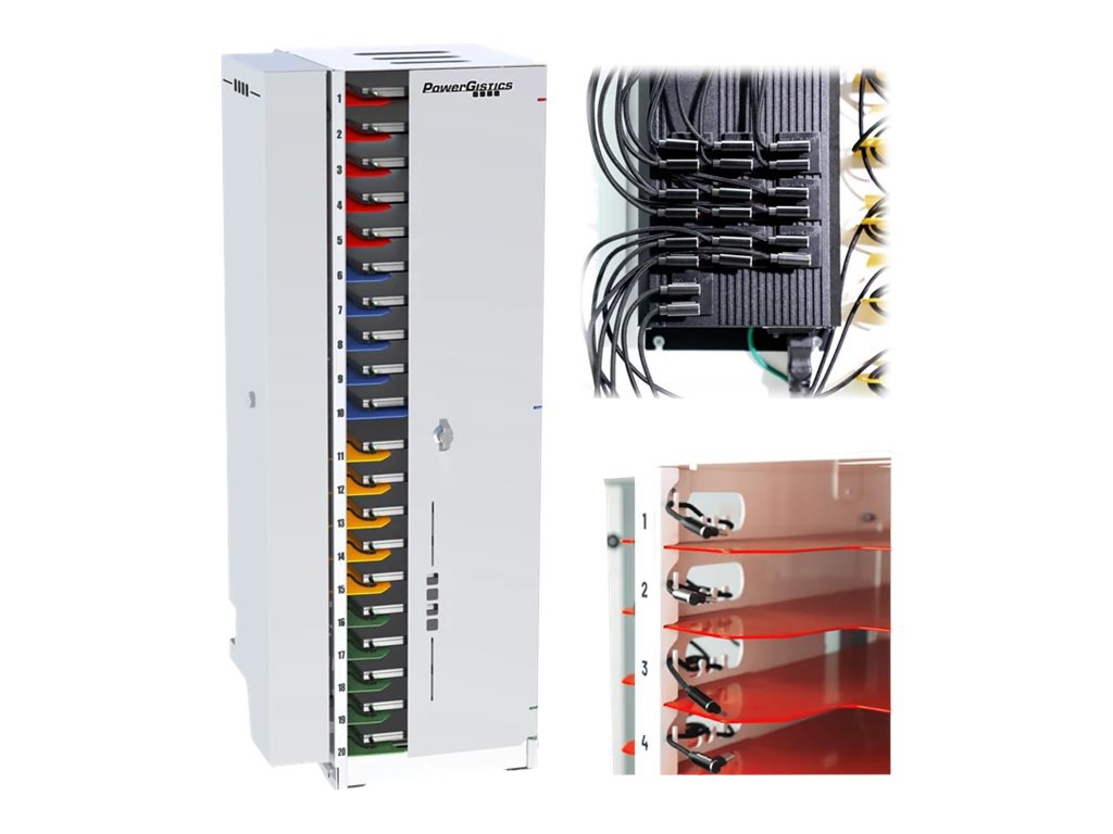 PowerGistics Flex20 BOLT shelving system - vertical