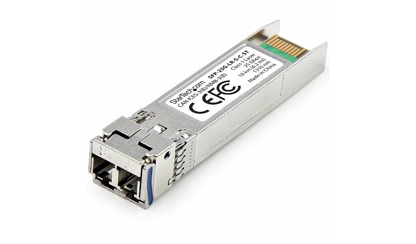 StarTech.com Cisco SFP-25G-LR-S Compatible SFP28 Module, 25Gb Single Mode Fiber (SMF), 25GBASE-LR LC Transceiver, 10km