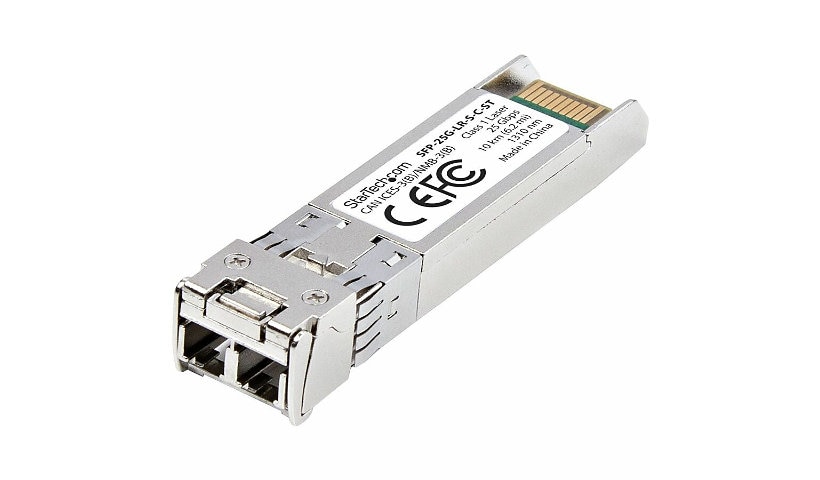 StarTech.com Cisco SFP-25G-SR-S Compatible SFP28 Module, 25Gb Multimode Fiber (MMF), 25GBASE-SR LC Transceiver, 100m