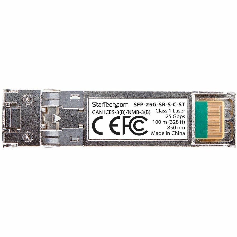 Thumbnail 5 of 8 for StarTech.com Cisco SFP-25G-SR-S Compatible SFP28 Module, 25G Multimode (MMF), 850nm, 25GbE, 100m (328ft), LC Transceiver