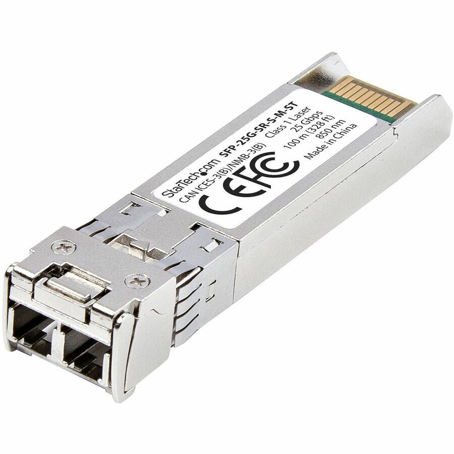 StarTech.com MSA-Compliant SFP-25G-SR-S SFP28 Module, 25Gb Multimode Fiber