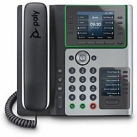 Poly Edge E450 IP Phone - Corded - Corded/Cordless - Wi-Fi, Bluetooth - Des