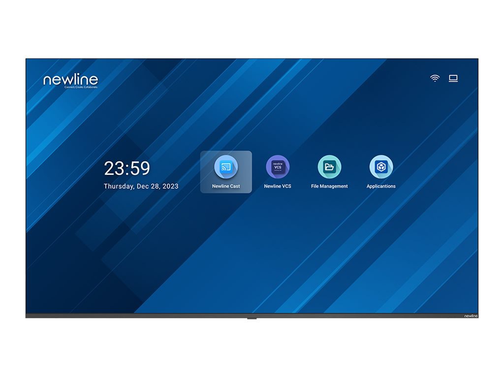 Newline STV-9824 STV Series - 98" LED-backlit LCD display - 4K - for digital signage / interactive communication