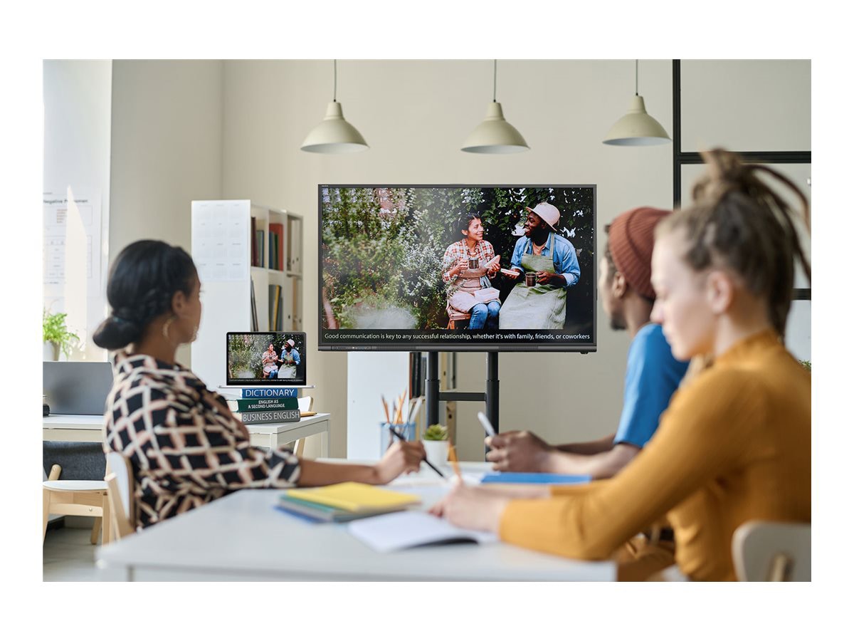 Thumbnail 3 of 9 for Newline TT-7523C C Series - 75" LED-backlit LCD display - 4K - for interactive communication