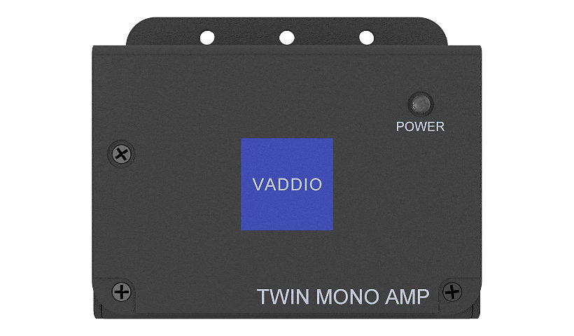 Vaddio Twin Mono Audio Amplifier - Black